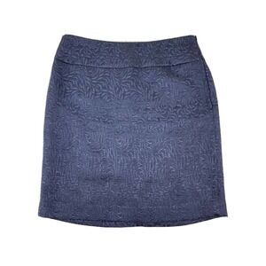 Ann Taylor LOFT Size 4 Gray Sparkly Pencil Skirt